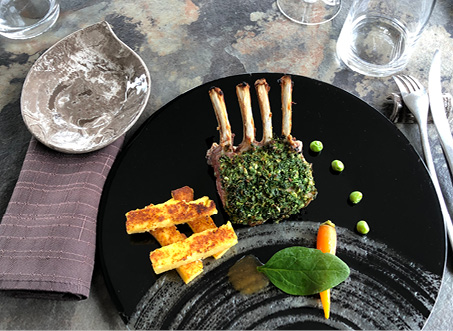 Rack of Lamb from Poitou in herb crust
