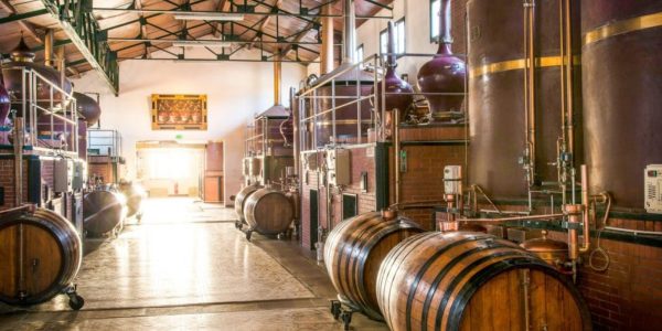 The cognac distillery