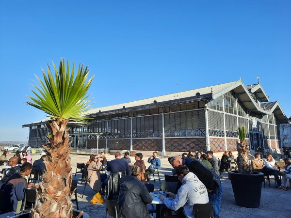 The terraces of the old town