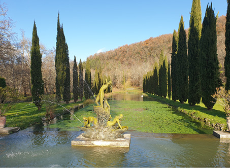 The gardens of the Logis de Forge