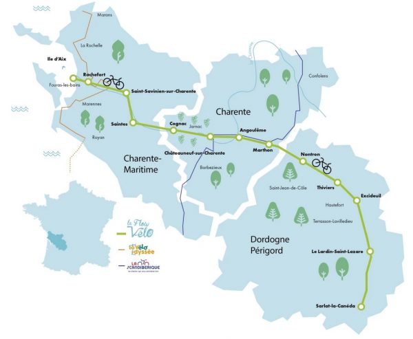 Carte de la Flow Vélo