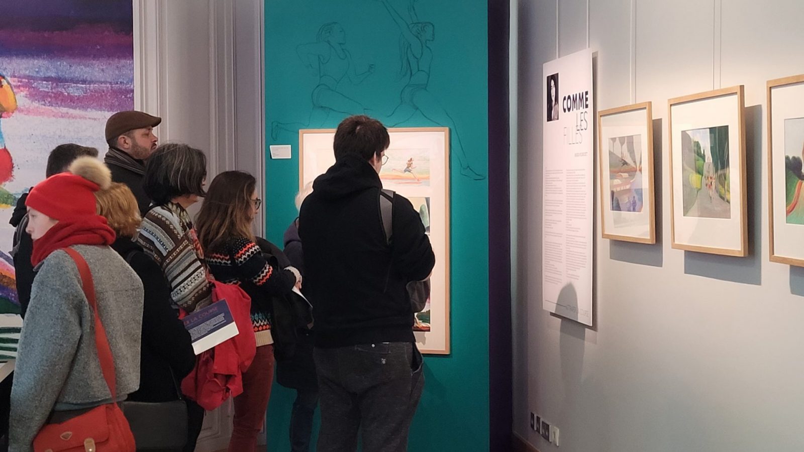 Visiter le musée avec une exposition bande dessinée