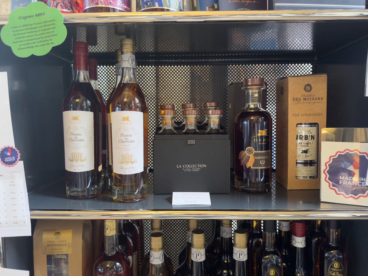 les produits de la boutique