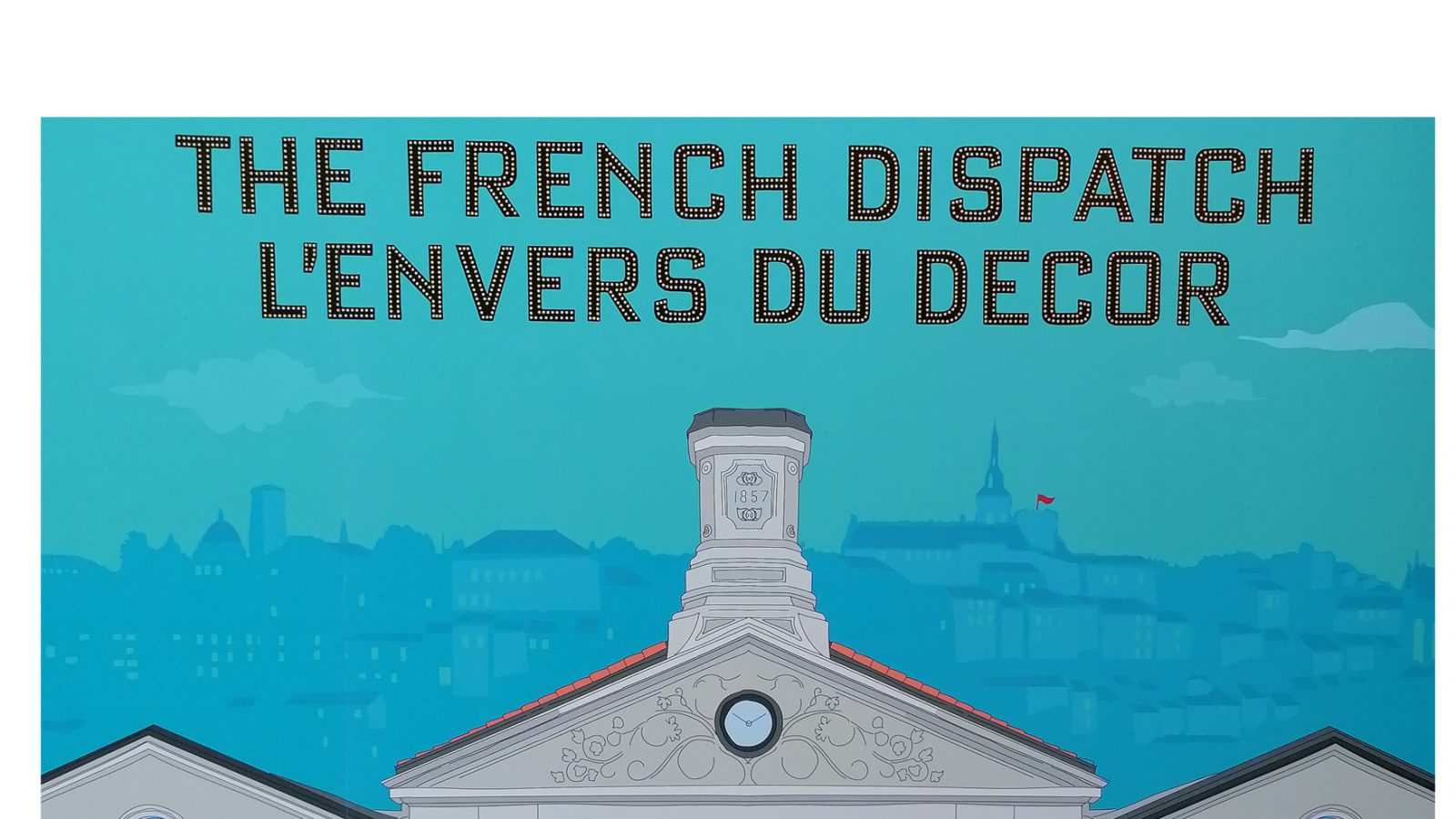 Affiche découpée Wes Anderson