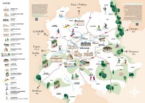 Carte touristique du Pays d’Angoulême