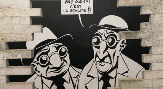 Visite guidée – Les murs peints d’Hergé à Goscinny