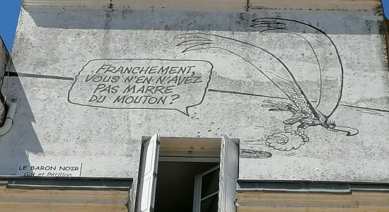Mur peint « Le Baron noir »