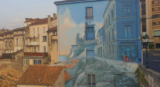 Mur peint « La Fille des Remparts »