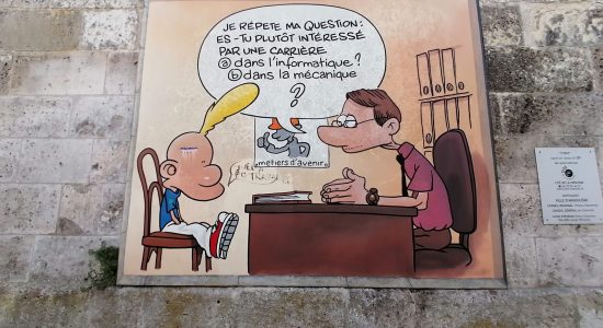 Mur peint « Titeuf »