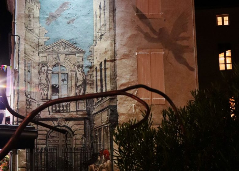 Mur peint « Mémoires du XXe Ciel »