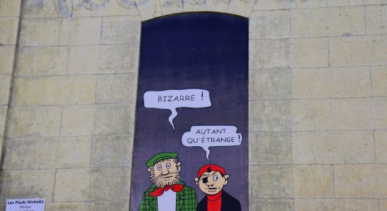 Mur peint « Les Pieds Nickelés »