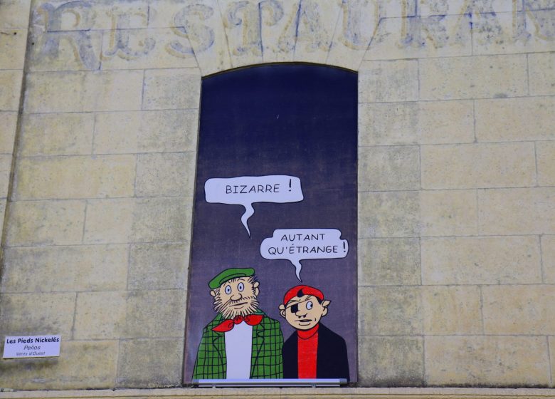 Mur peint « Les Pieds Nickelés »