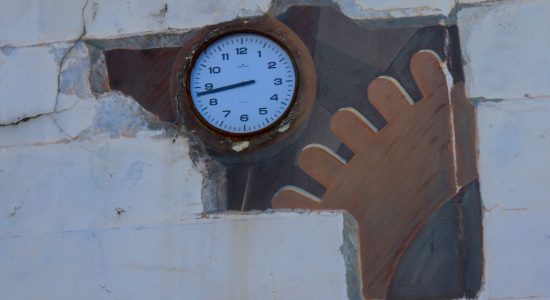 Mur peint « Avec le Temps »
