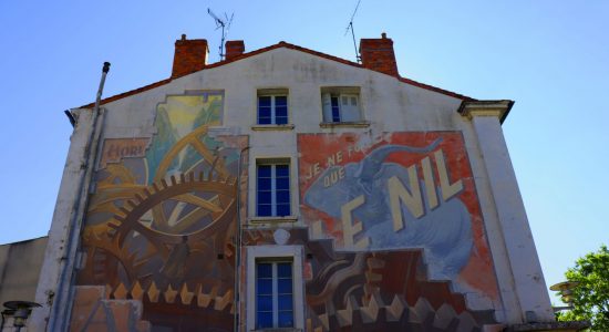 Mur peint « Avec le Temps »