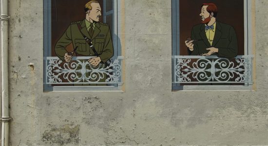 Mur peint « Blake et Mortimer »