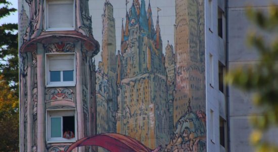 Mur peint « New-York Sur Charente »