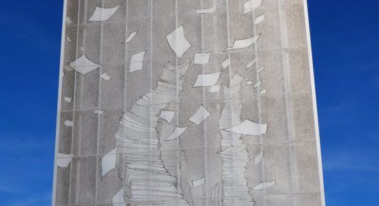 Mur peint « L’Archiviste »