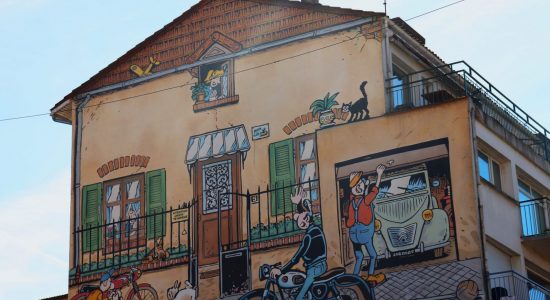 Mur peint « Un samedi à Malakoff »