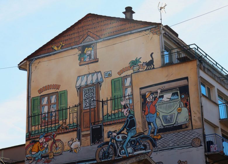 Mur peint « Un samedi à Malakoff »