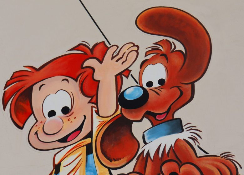 Mur peint « Boule et Bill »