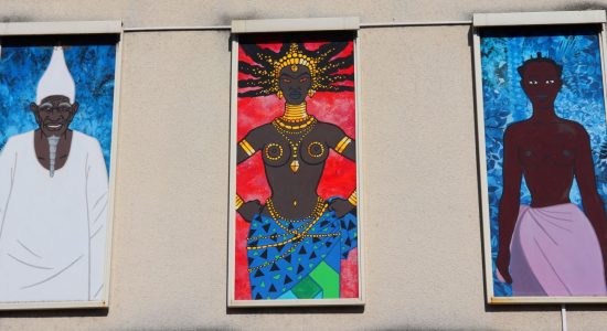 Mur peint « Kirikou »