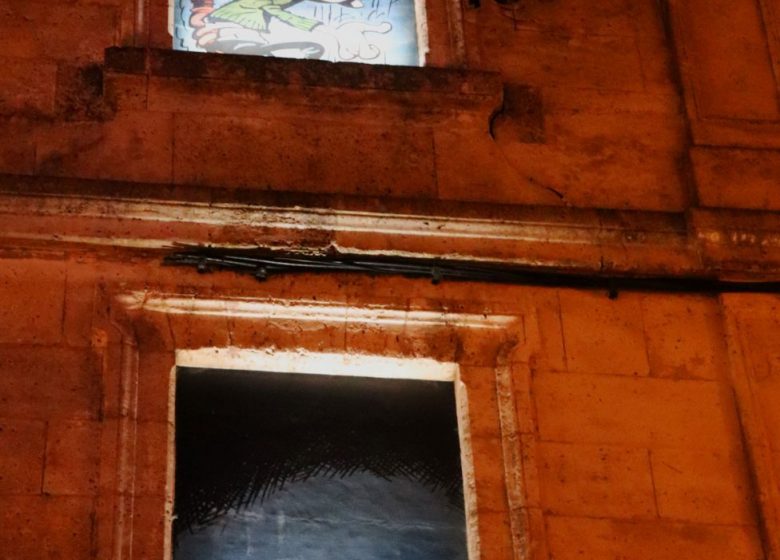 Mur peint « Gaston et Prunelle »