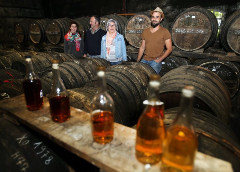 Cognac et Pineau Roussille