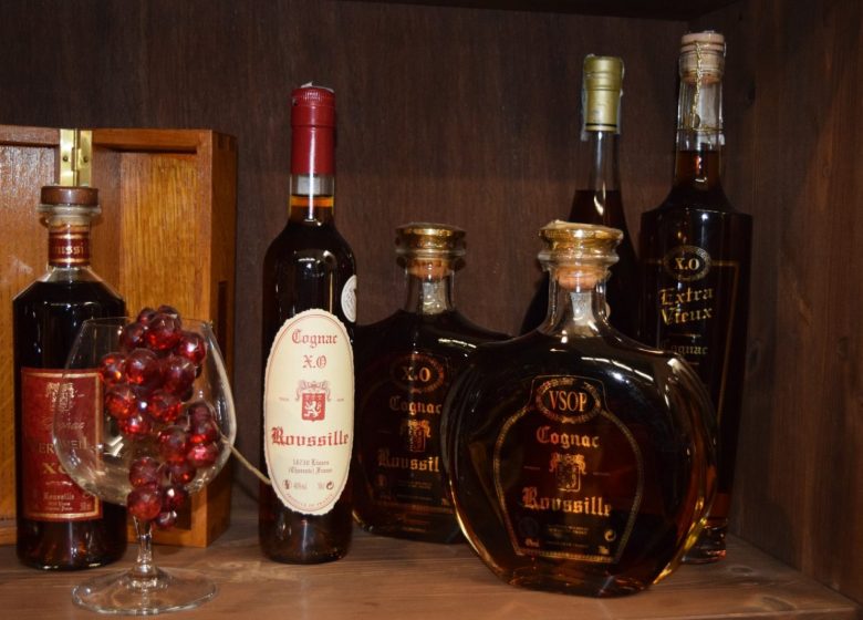 Cognac et Pineau Roussille