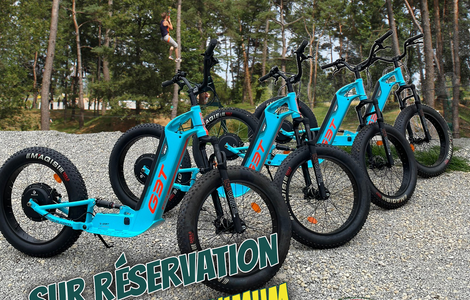 Balade en trottinette électrique tout terrain