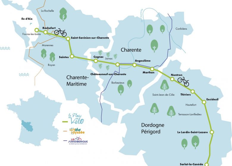 La Flow vélo –  L’itinéraire en Pays d’Angoulême