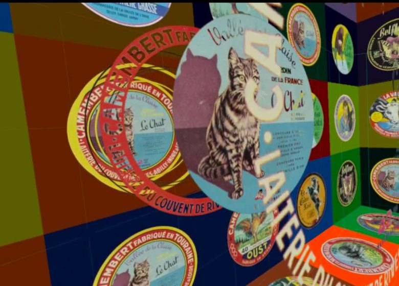 Expérience sensorielle de réalité virtuelle et atelier plastique autour des étiquettes de camembert