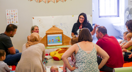 En famille à la mezzanine