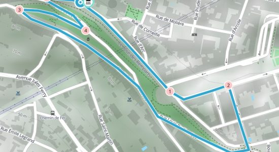 Le tracé du Circuit des Remparts d’Angoulême