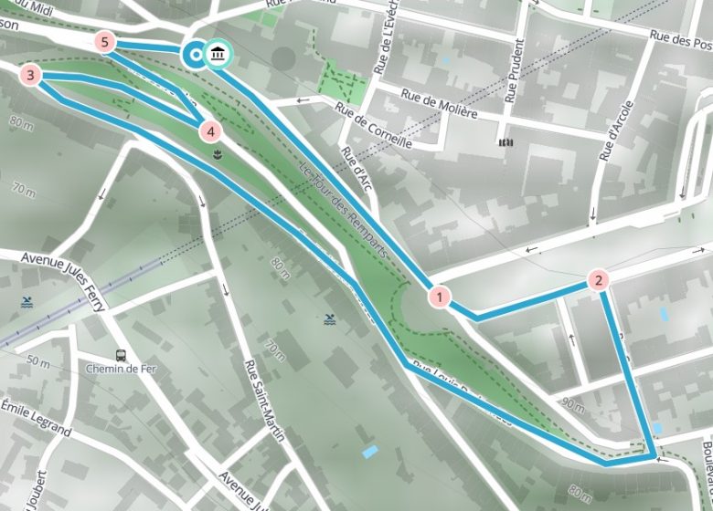 Le tracé du Circuit des Remparts d’Angoulême