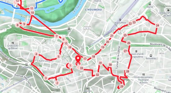 Balade Angoulême, parcours bande dessinée et image