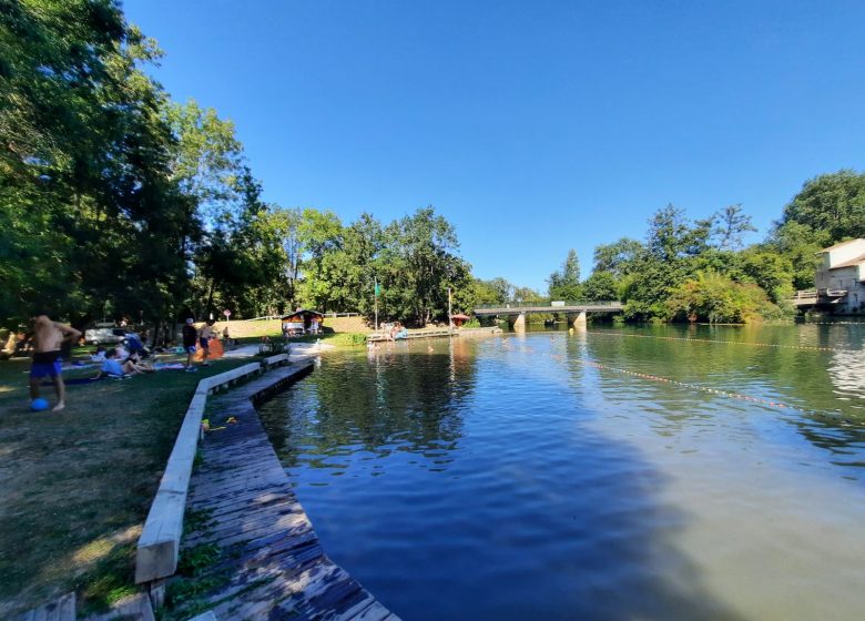 Baignade de Vindelle