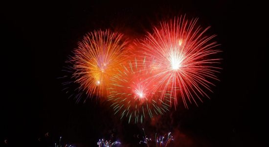 Feu d’artifice à Vouzan