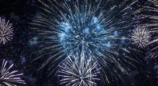 Feu d’artifice à Gond-Pontouvre