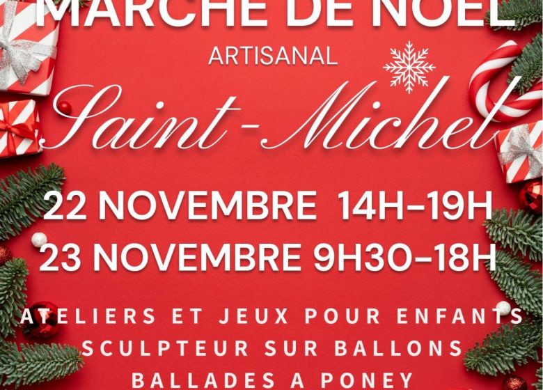 Marché de noël artisanal à Saint-Michel