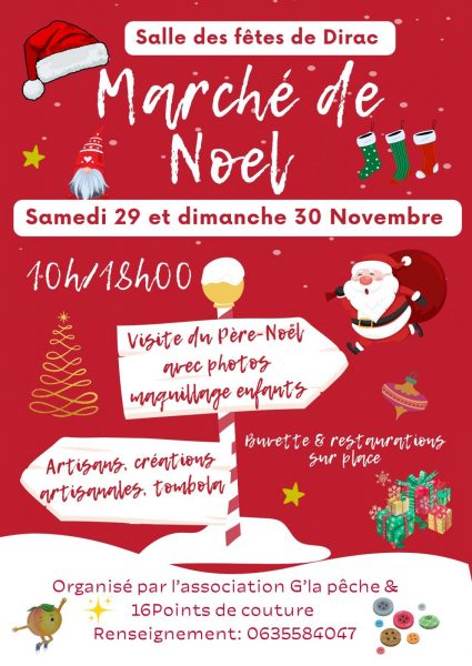 Marché de Noël à Dirac