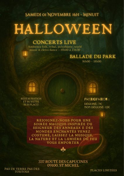 Halloween – Concerts et tour du parc