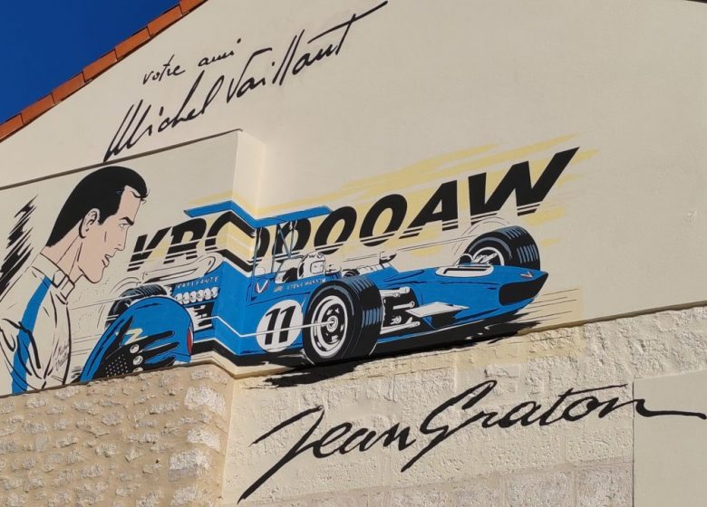 Visite guidée – Hommage à Michel Vaillant, circuit bande dessinée côté gare