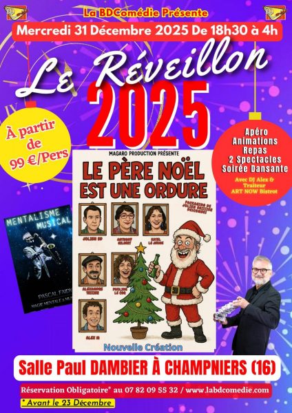 La BD Comédie fête le réveillon 2025