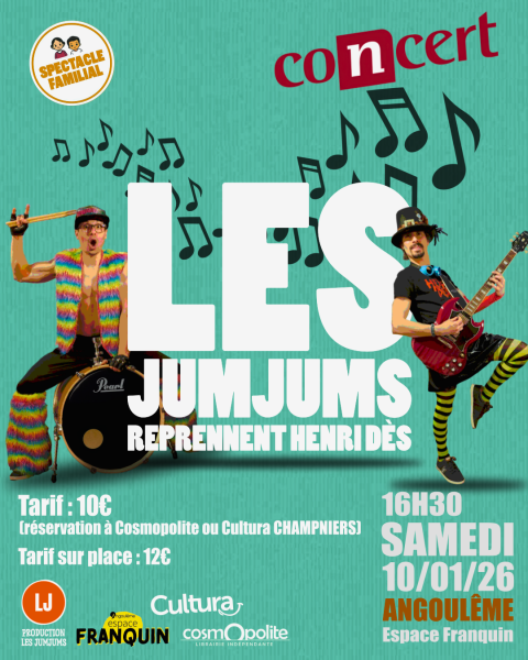 Spectacle pour enfant – Les Jumjums Reprennent Henri Dès