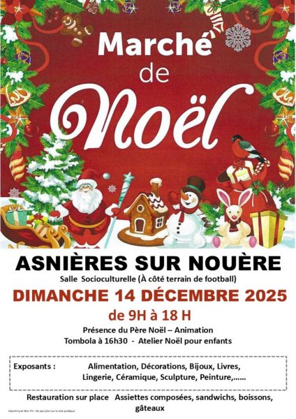 Marché de Noël de Asnière-Sur-Nouère