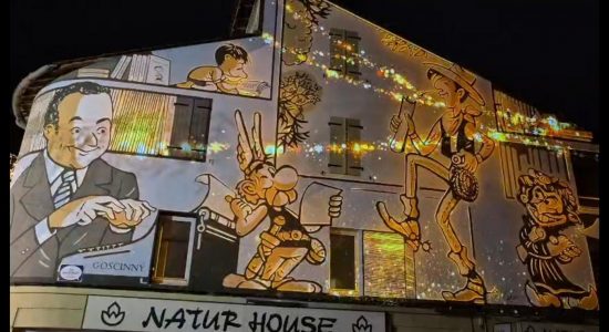 Mapping de Noël : La ville qui rêvait en lumière