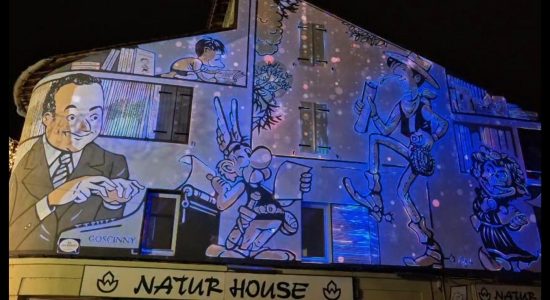 Mapping de Noël : La ville qui rêvait en lumière