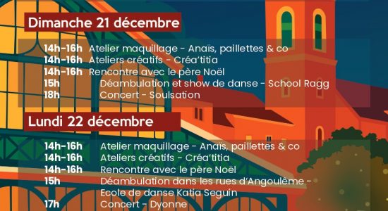 Marché de Noël et patinoire place des Halles