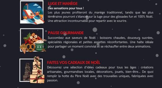 Marché de Noël du Parc des Montagnes de Champniers