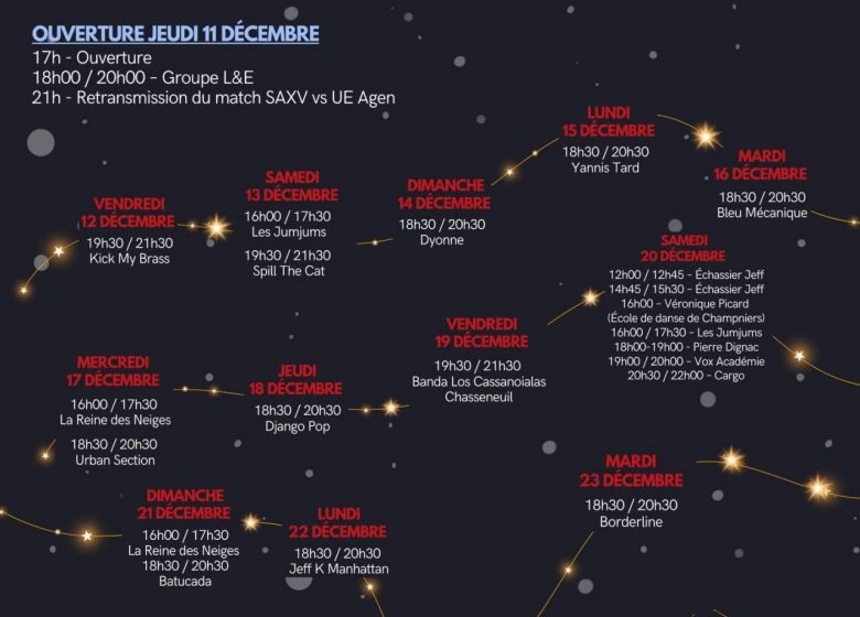 Marché de Noël du Parc des Montagnes de Champniers